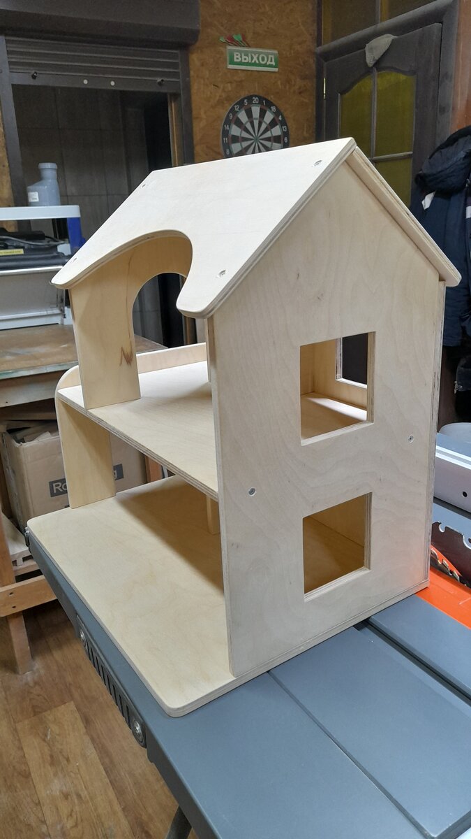 Как сделать домик для детей / Игровой домик из фанеры своими руками / Детский домик для квартиры