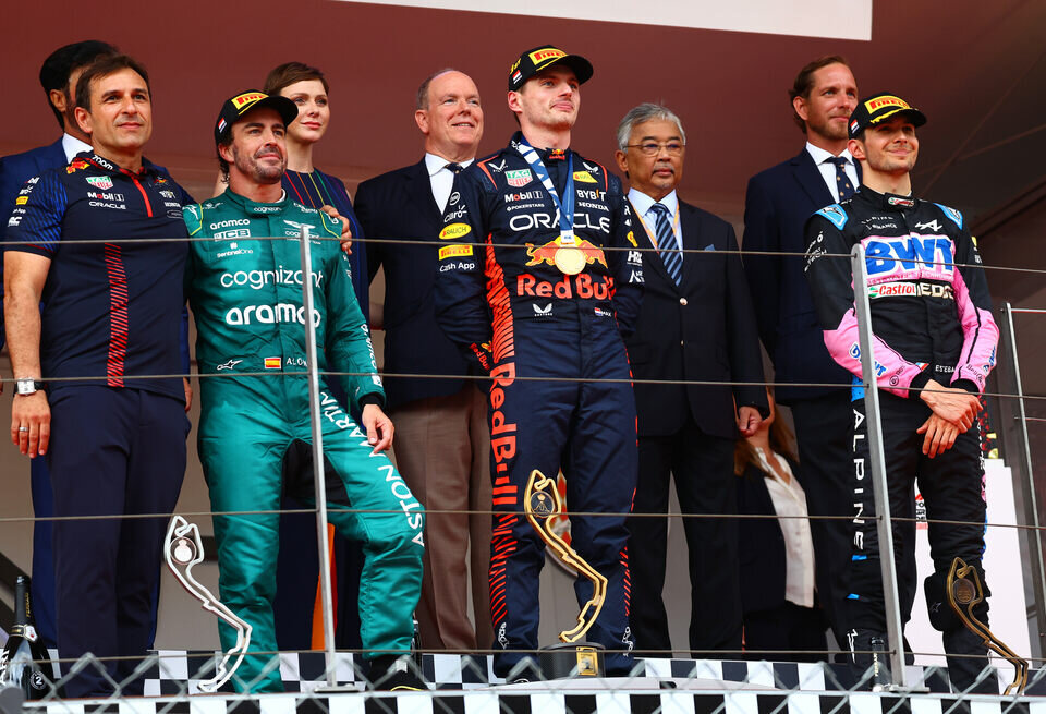    Алонсо – самый возрастной гонщик на подиуме в Монако за последние 53 годаGetty Images / Red Bull Content Pool