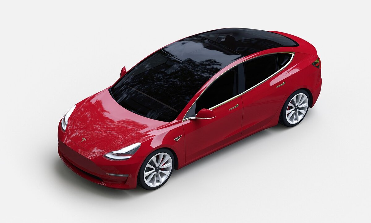 Люксовый спорткар Tesla. 