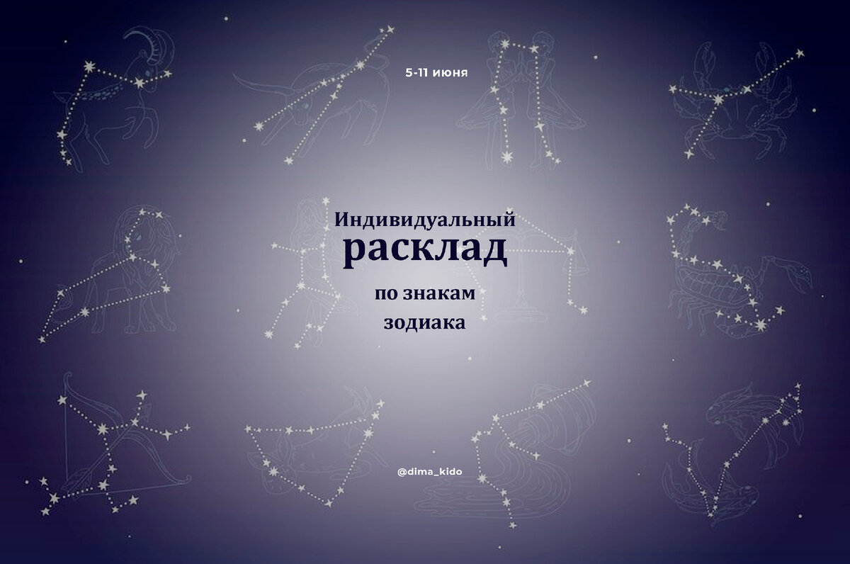 Расклад Таро по знакам зодиака 5-11 июня 2023г. | Дима Кидо | Дзен