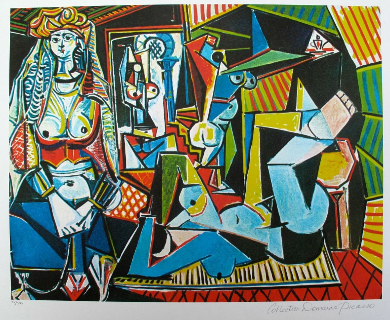 "Алжирские женщины (Версия О)", 1955. Пабло Пикассо. Фот из открытых источников.