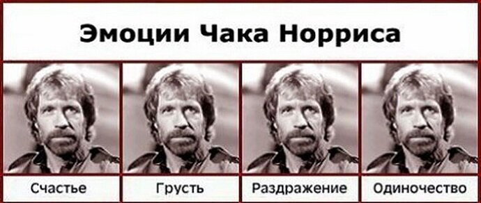 Эмоции чака норриса картинки