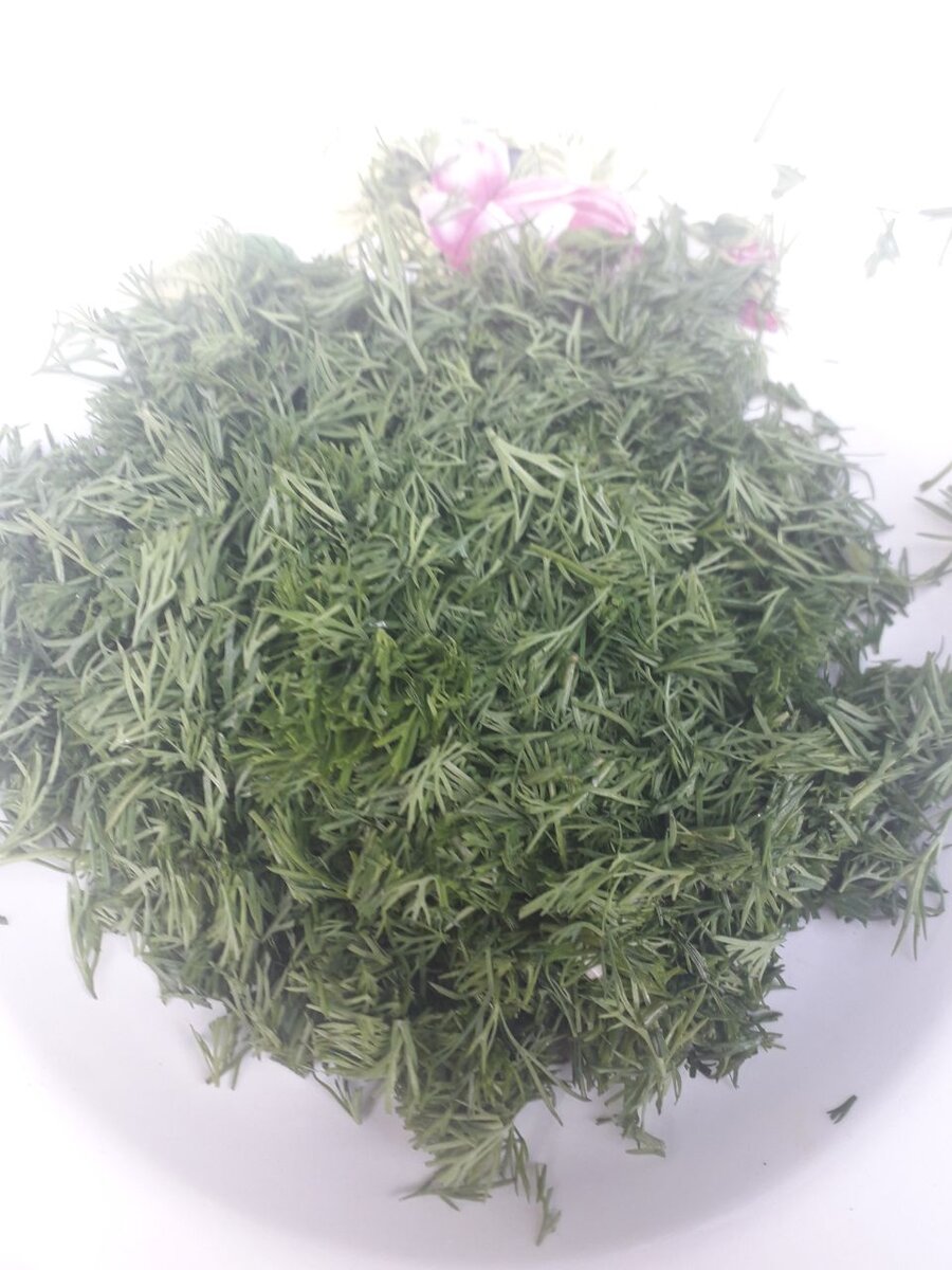 Тарелочка с зеленью