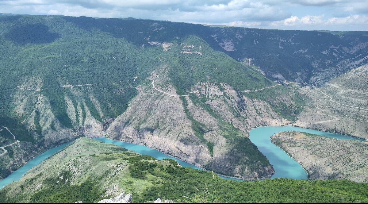 Дагестан Махачкала дорога с в Сулакский каньон