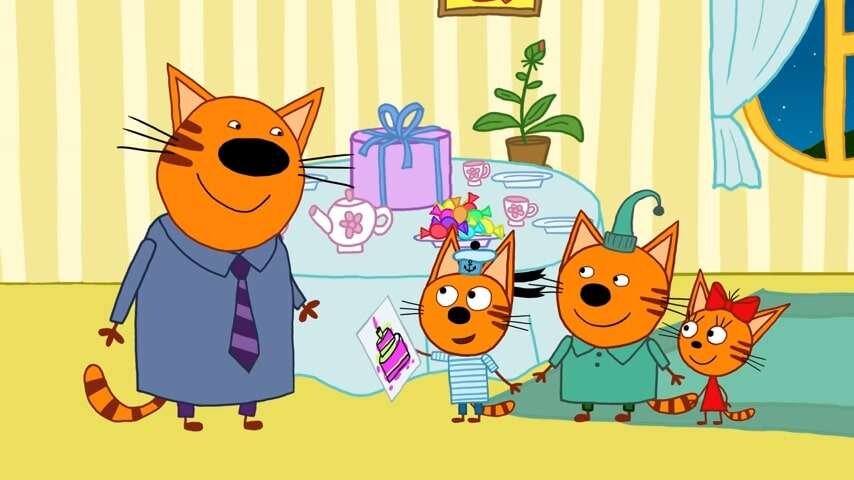 Как выглядит мультик 3 кота