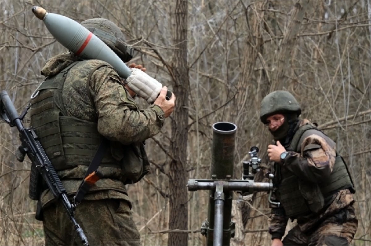    Российские военные атаковали из минометов штурмовые группы противника в ДНР