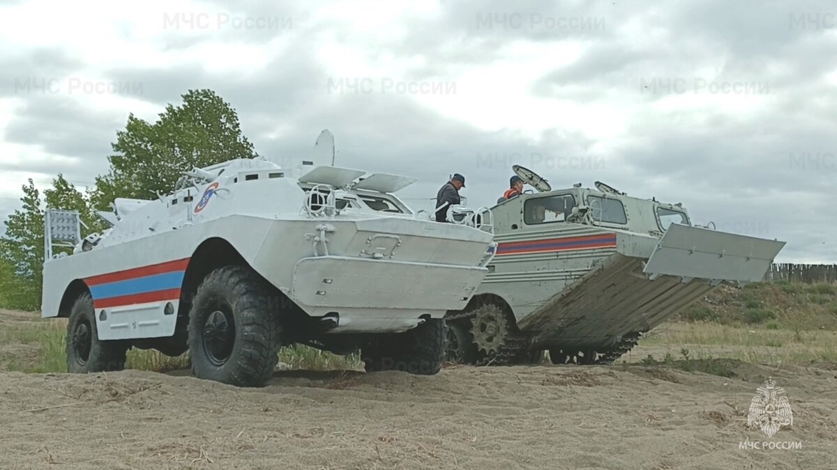 вездеходы-амфибии Главного управления МЧС России по Забайкальскому краю