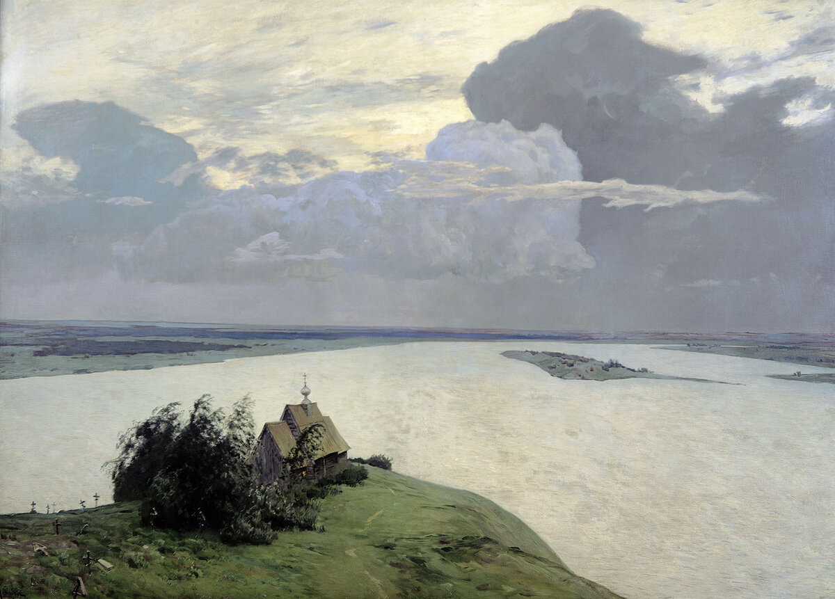 И. И. Левитан - "Над вечным покоем", 1894 г.