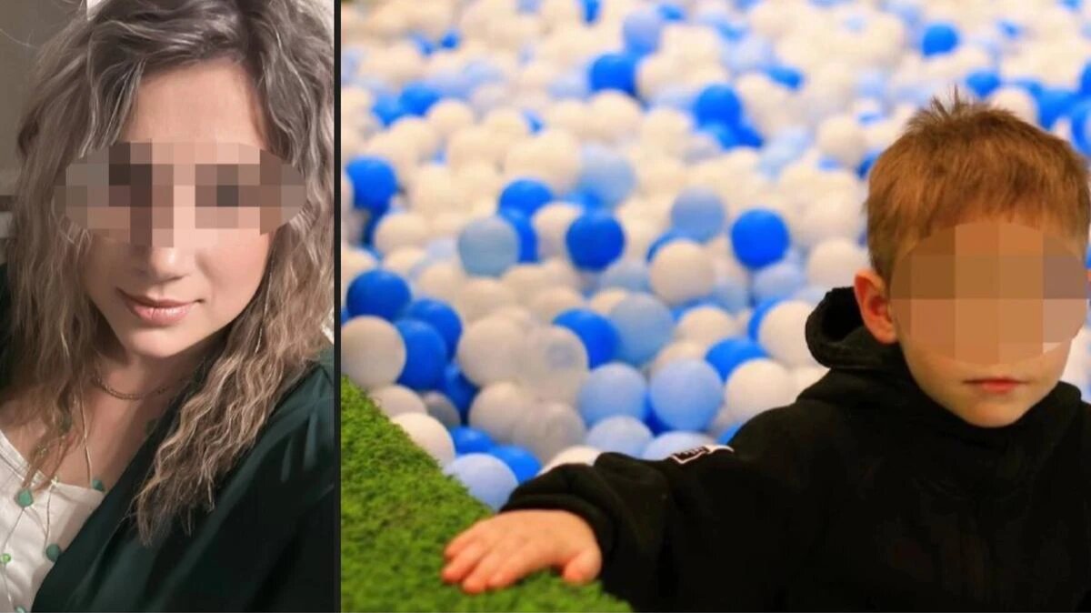 Вероника Наумова и 6-летний мальчик. Фото: личный архив