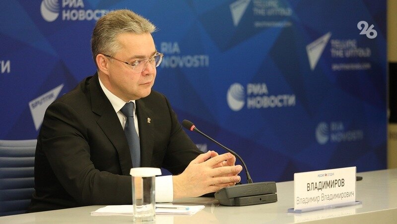 Губернатор Ставрополья Владимир Владимиров
Фото: Дмитрий Ахмадуллин / ИА «Победа26»