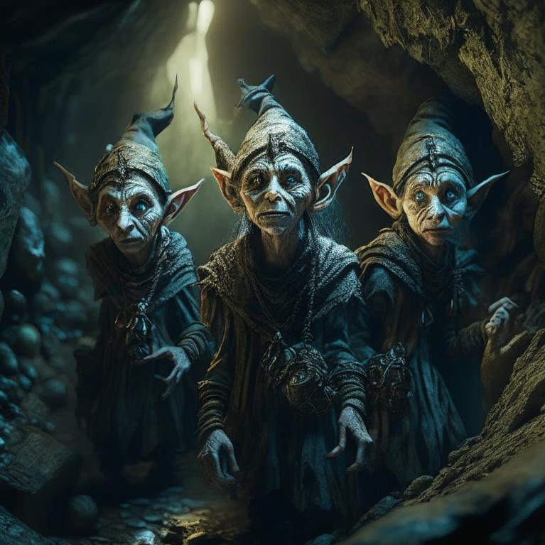 Кто знает, может они и сейчас живут в глубинах земли?