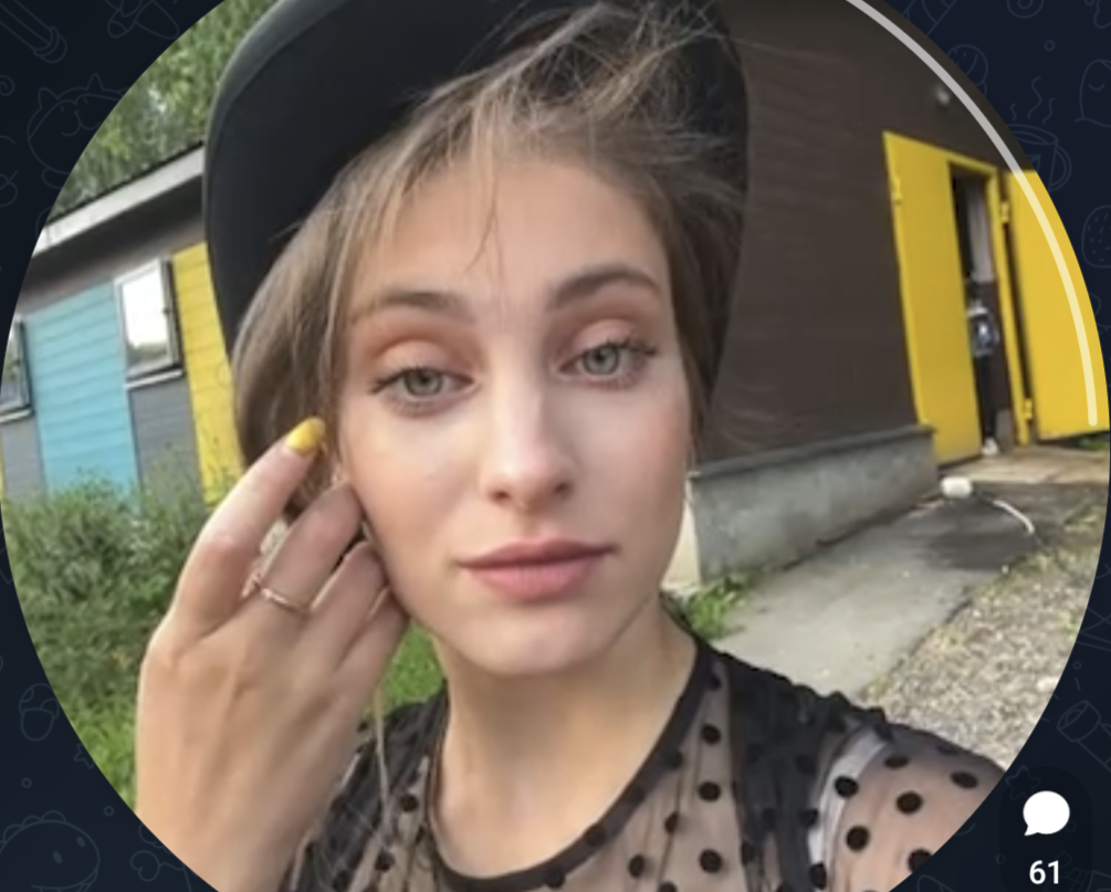 Алена Косторная. Источник фото: телеграмм канал Aliona Kostornaia