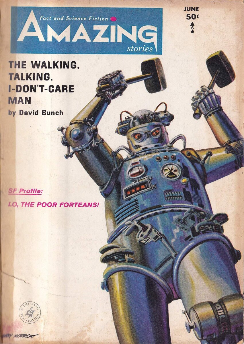 Обложка журнала "Amazing Stories", июнь 1965 года, в котором был опубликован рассказ.