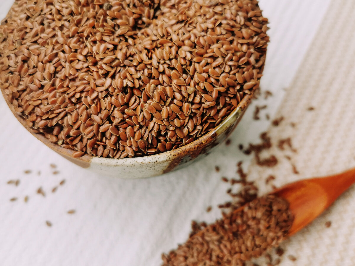 Коричневый лен содержит больше омега-3 