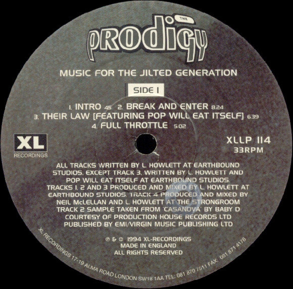 Prodigy jilted generation