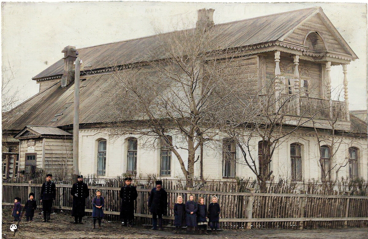 Цветные фотографии Московской области - Поселок Белоомут на исторических  фотографиях 1900-1913 годов. | История в цвете | Дзен