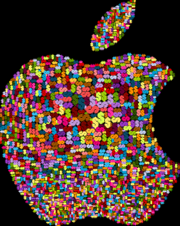 Символ APPLE  знает весь мир...Кто знает,почему яблоко надкусанное?