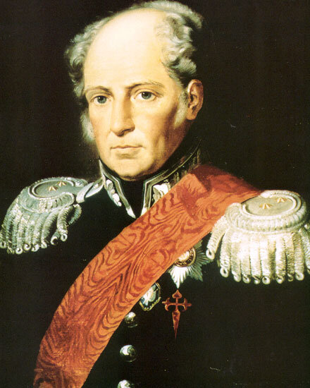Портрет Августина Бентакура. Художник - неизвестен, 1810-е 