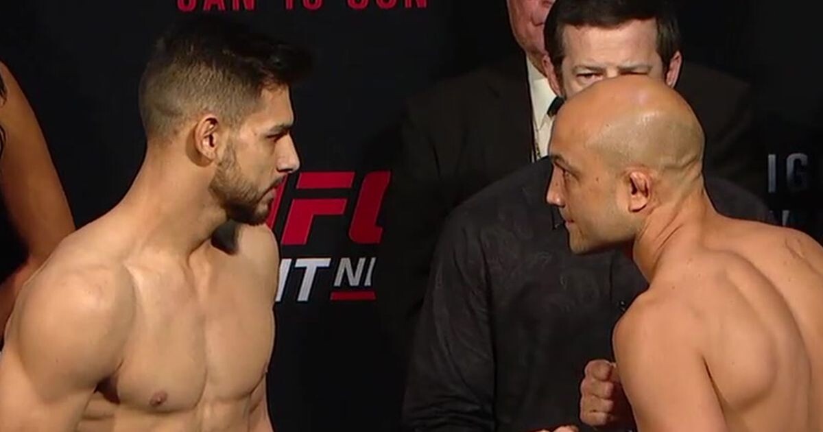 Бой  BJ Penn vs Yair Rodriguez.(Весовая категория до 66 кг)