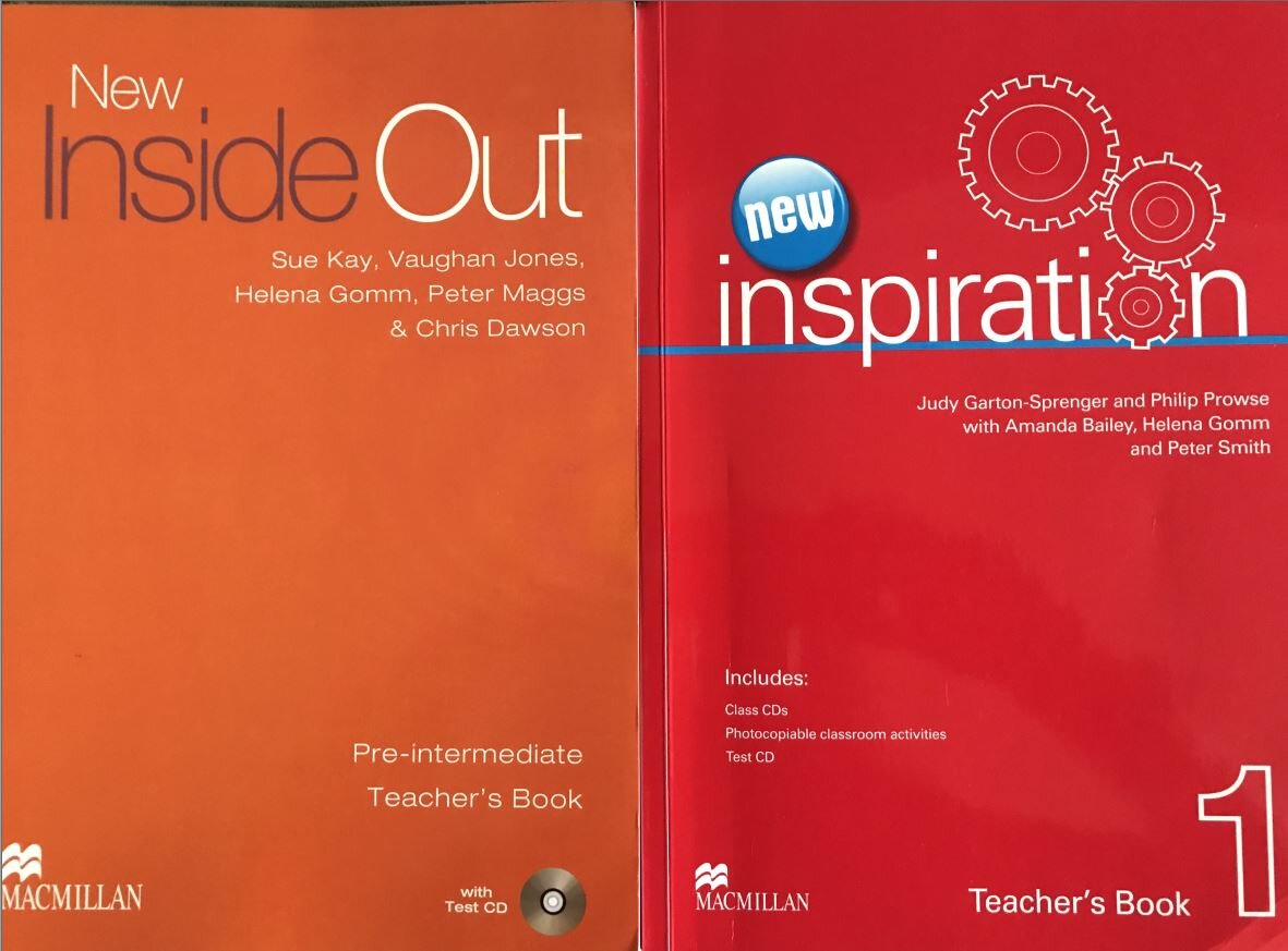 Книги для учителя к УМК New Inside Out pre-intermediate и New Inspiration 1