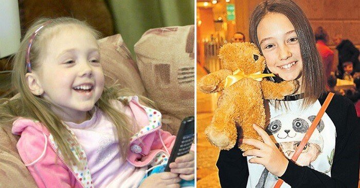 1. Самая младшая дочурка из телесериала Пуговка (Катя Старшова)