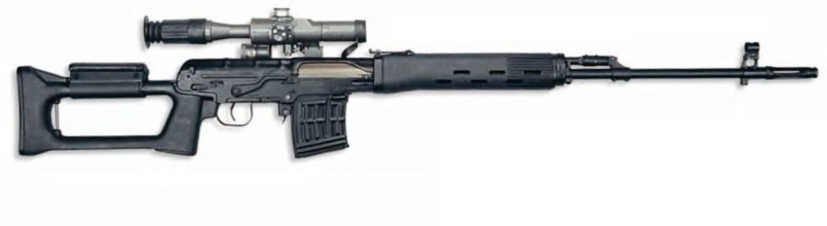 Ориганальная СВД с оптическим прицелом ПСО-1