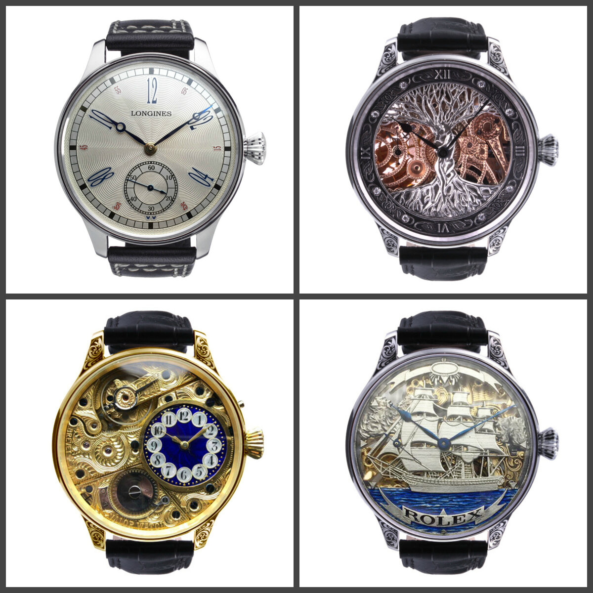 Longines, Rolex, Valor, Rolex.