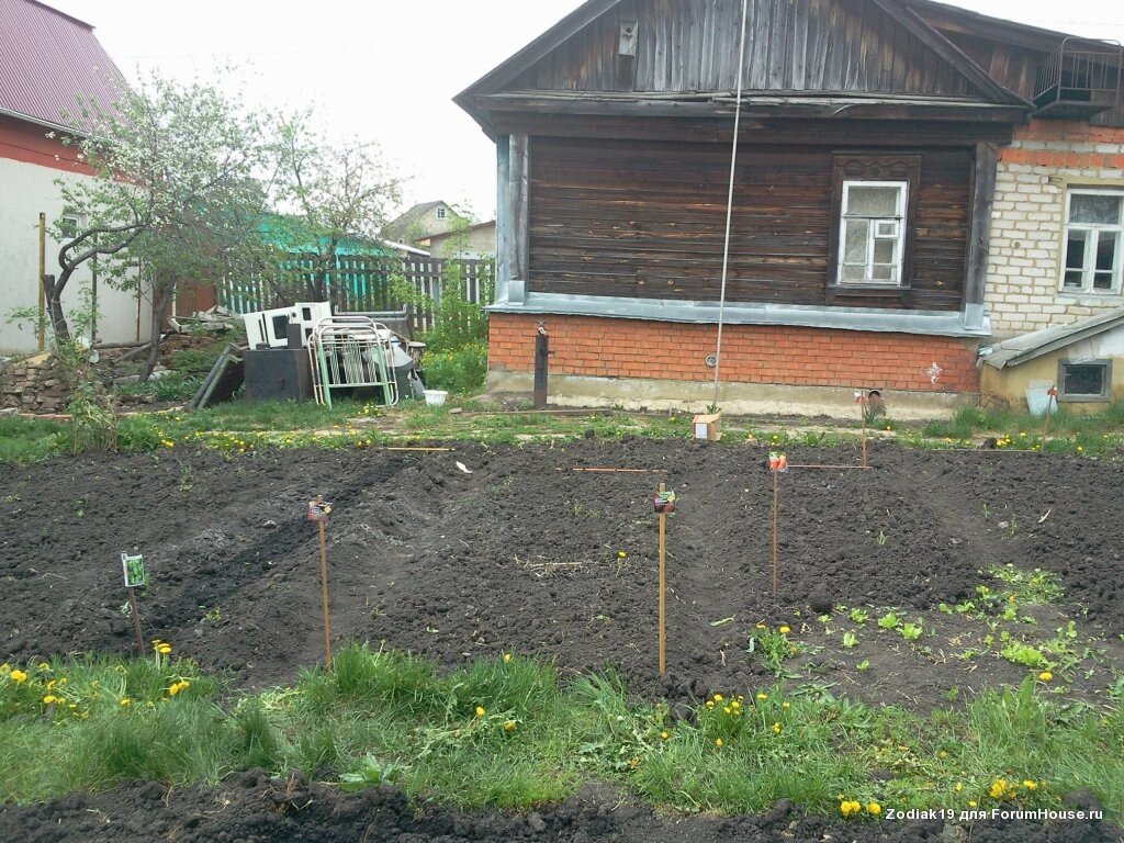 Дом до реконструкции с внутренней стороны участка