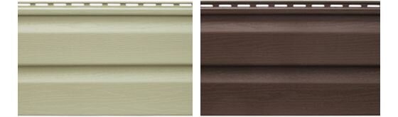 Цветовая гамма стойкого к выцветанию сайдинга «Альта-Профиль». Другие цвета — в каталоге. 
