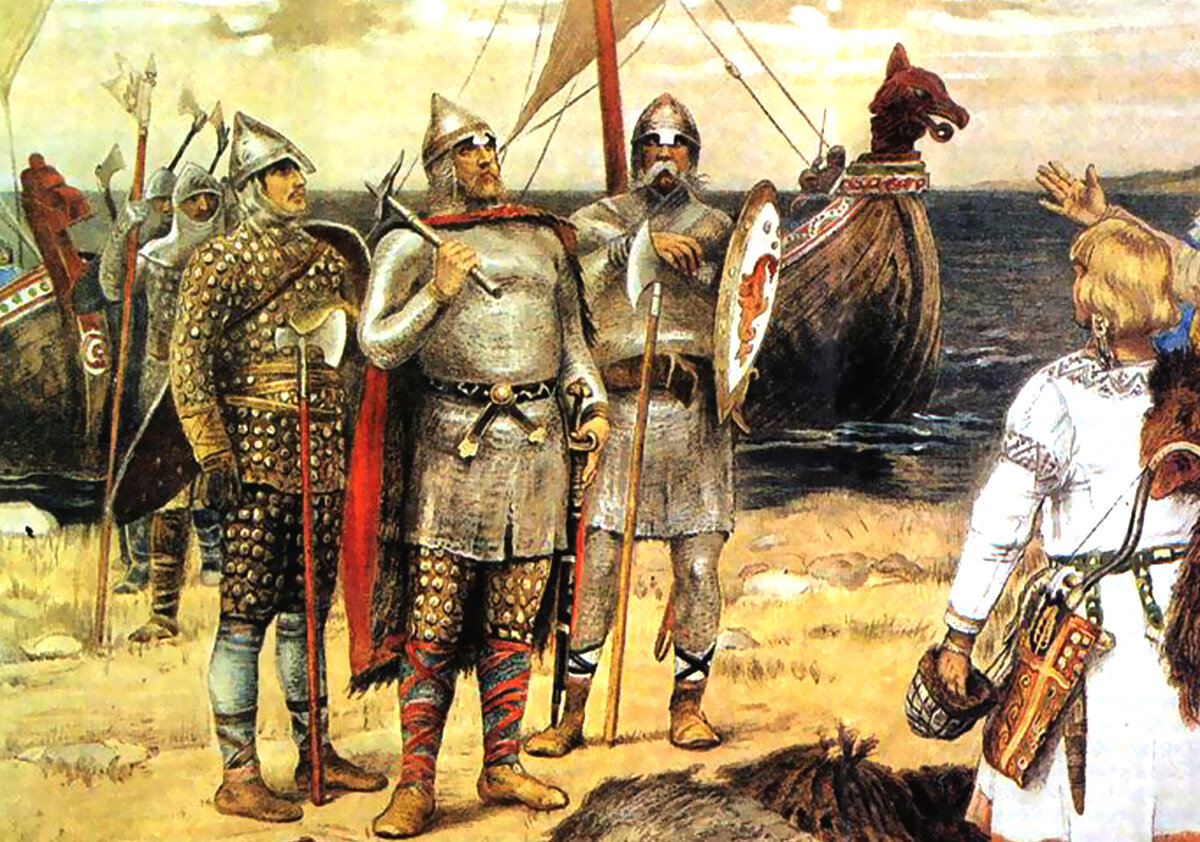 Варяги. Художник А. Васнецов.