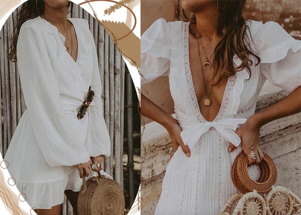 Самое популярное платье на лето: 18 стильных образов с маленьким белым платьем