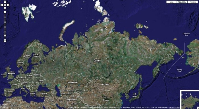 Google-карта России