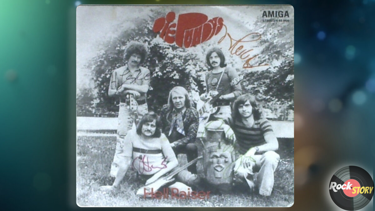 На фотографии участники группы Puhdys 