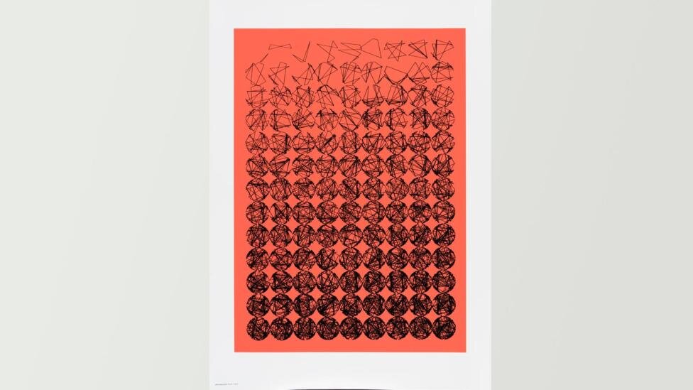 Georg Nees, 1970. Без названия.