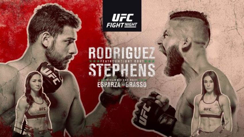 Постер турнира UFC Fight Night 159 в Мехико.