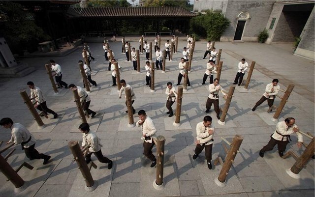 Тренировка вин чун