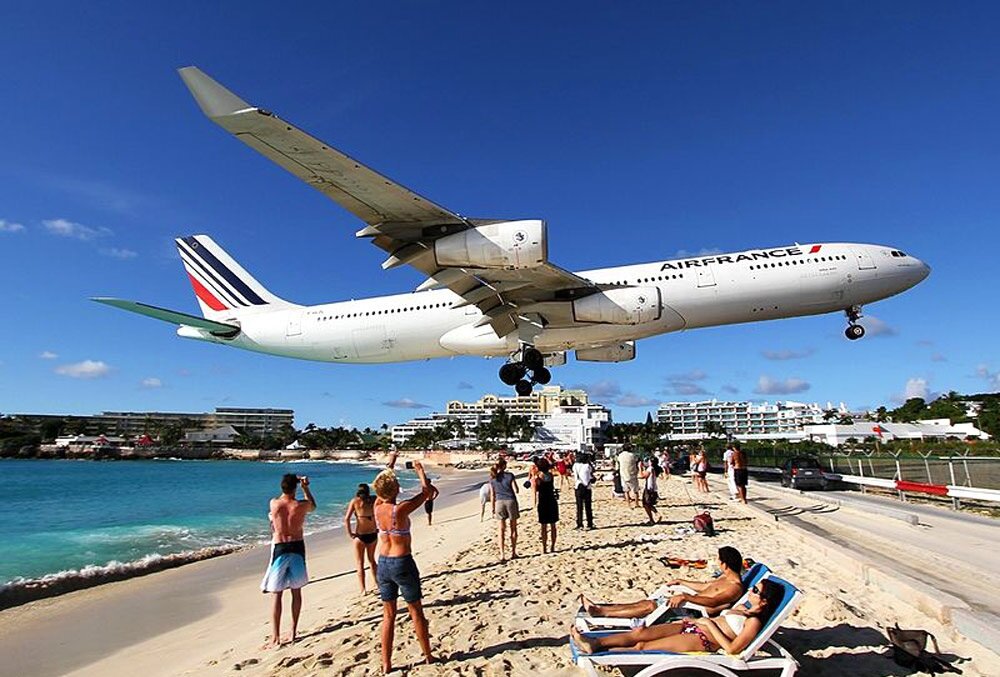 Пляж Maho Beach