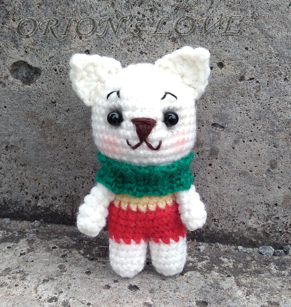 Котик получился очень миленьким.