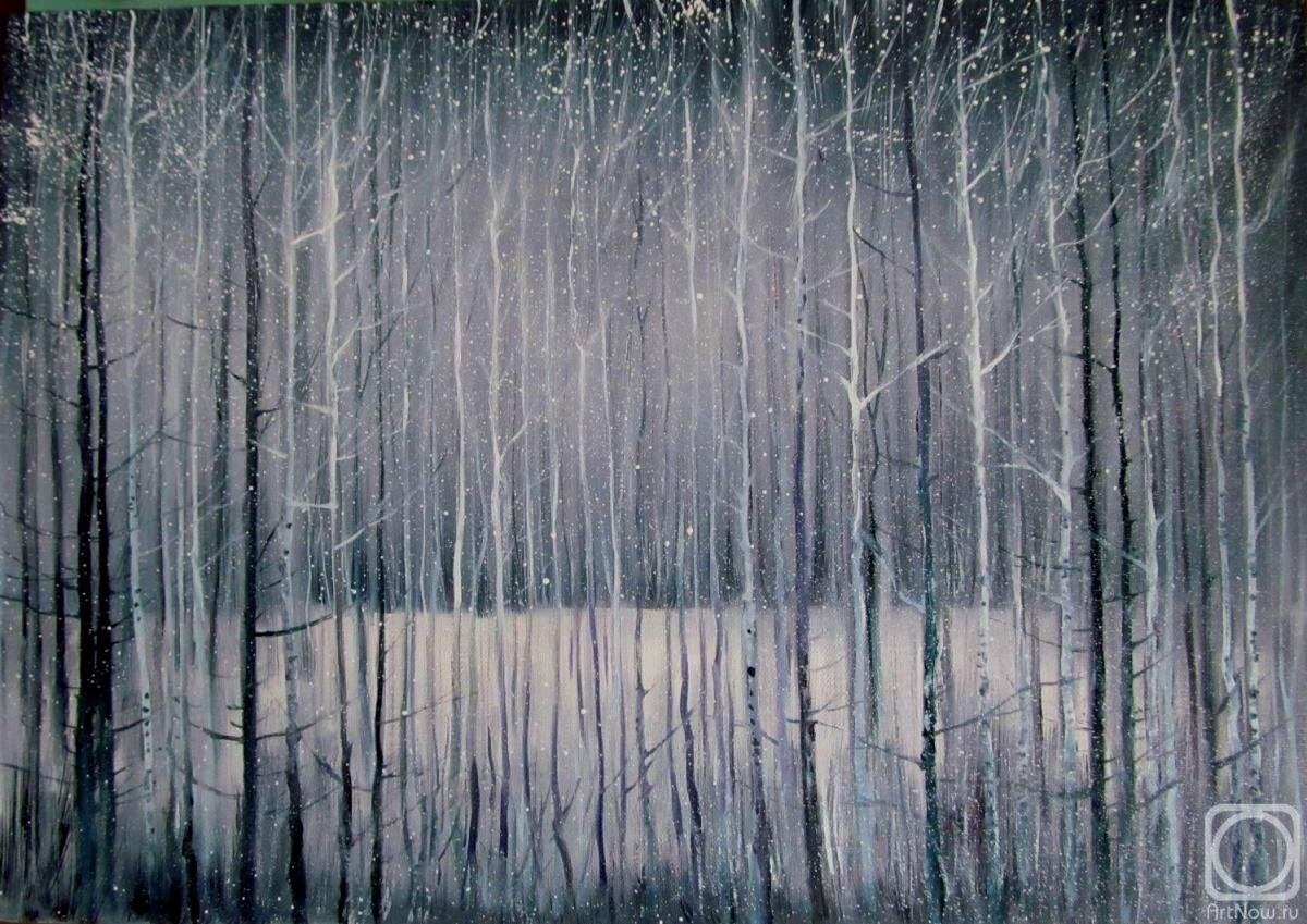 Вот прямо насквозь сквозь туман и видит