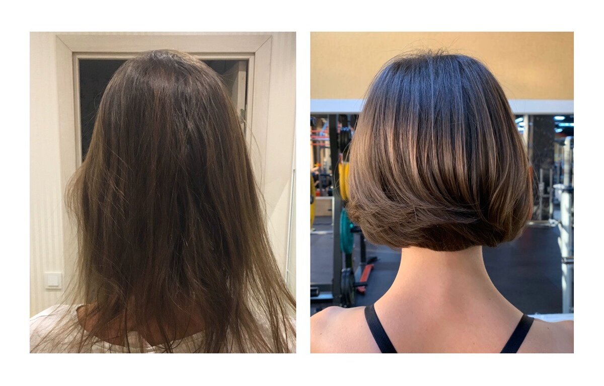 Плотность и густоту волос можно восстановить, если вовремя заняться своим образом жизни. На фото разница 1 год 4 месяца