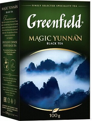 Magic Yunnan от Greenfield хоть и зовется черным, но по факту является классическим китайским красным чаем