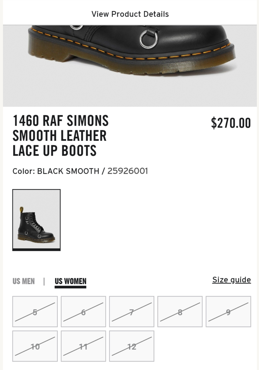 Ближе к вечеру этой модели ботинок не было в наличии ни в какой размере. Разобрали менее чем за сутки.