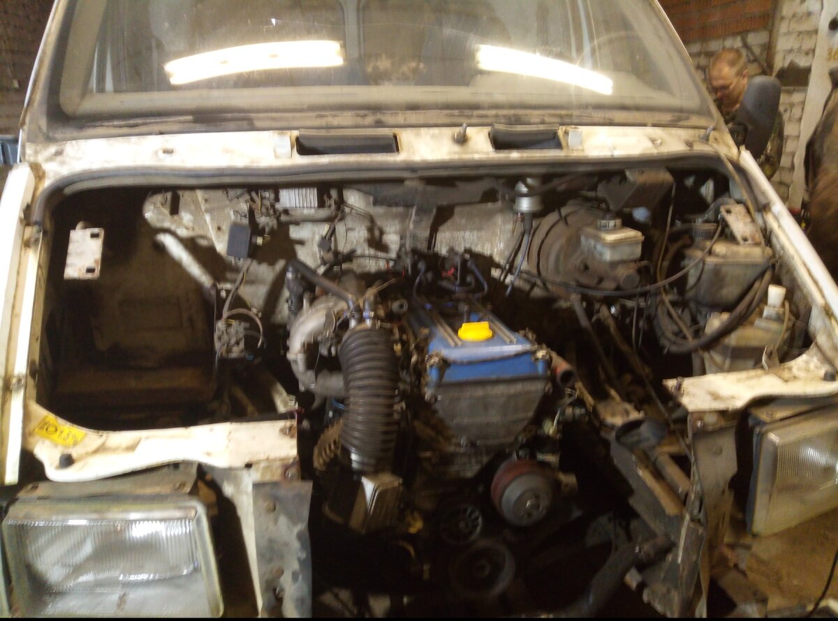 Новый двигатель на своем месте