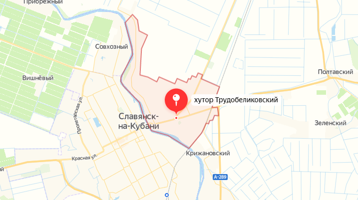 Карта славянска на кубани спутниковая