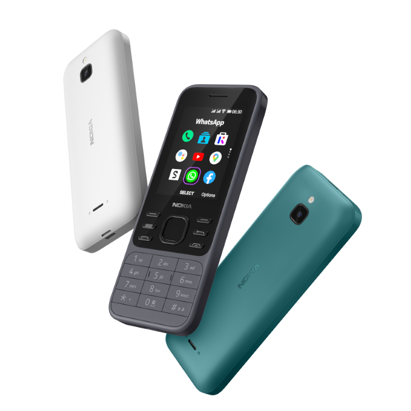 NOKIA 6300 4G во всех доступных цветах(фото из интернета)