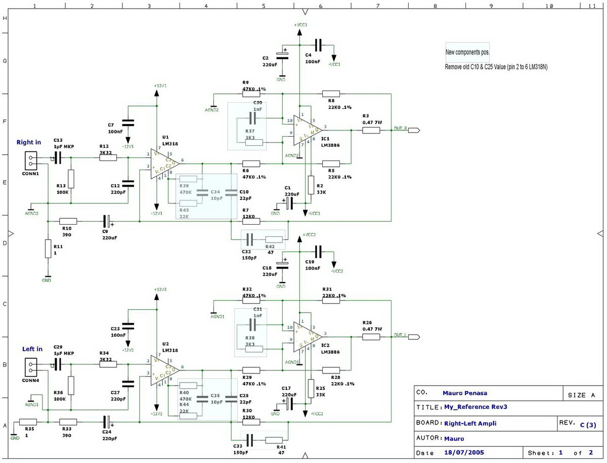 Схема усилителя lm3886tf