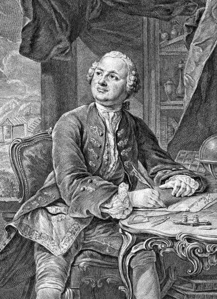 Михаил Васильевич Ломоносов. Прижизненное изображение. Public domain, Wikimedia