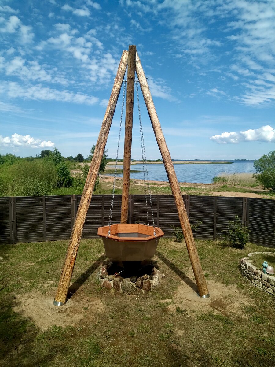 Сибирский Банный Чан Добрыня Никитич на бревнах