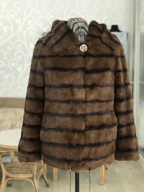 Модернизация куртки из меха норки. Ателье Ирины Берзиной.