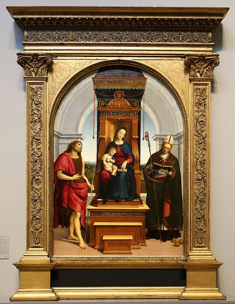 Мадонна Ансидеи. 1505—1507      Автор фото : Sailko - собственная работа, CC BY 3.0, https://commons.wikimedia.org/w/index.php?curid=67714562